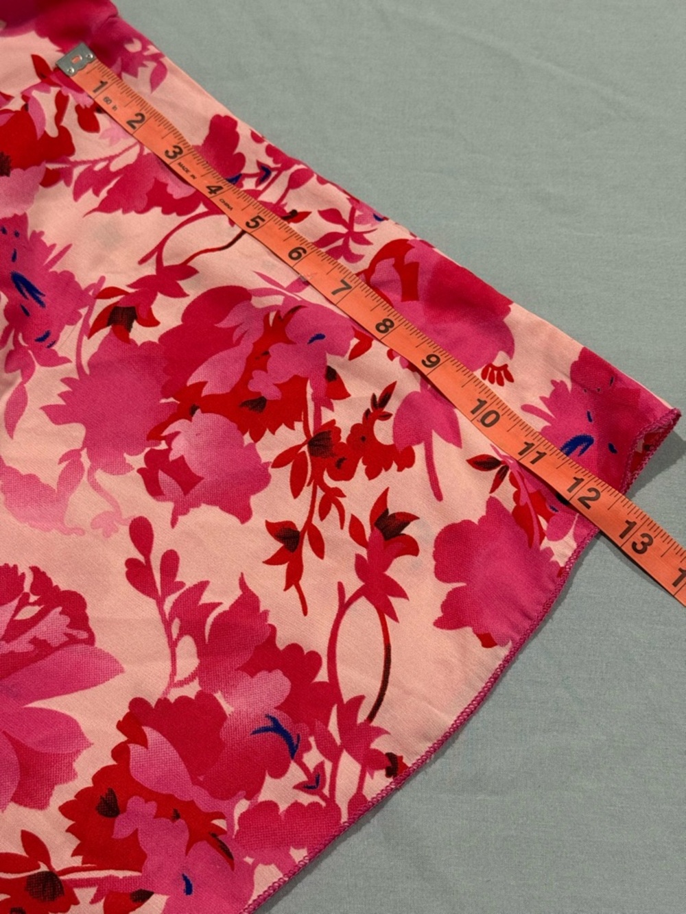 Boemo Anthropologie Boho Red Pink Floral Maxi Dress Extra Large - Picture 11 of 12